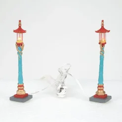 Chinatown Post Lamps S/2