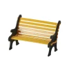 City Wrought Iron Park Bench