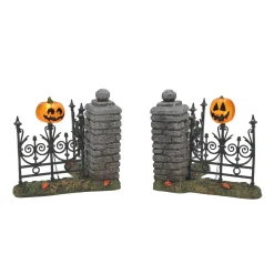 Jack Lantern Lit Fence Corners