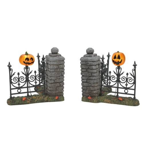 Jack Lantern Lit Fence Corners