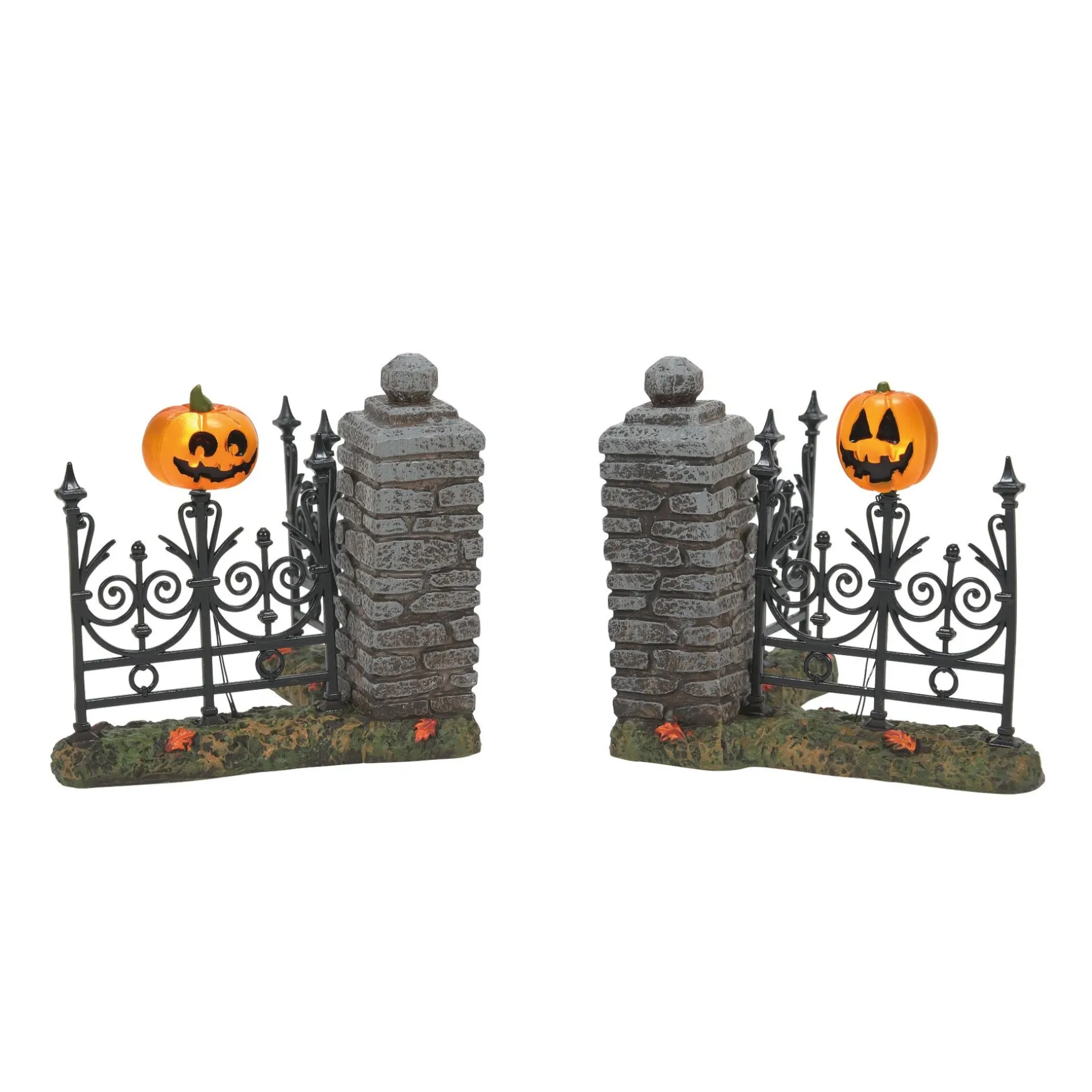 Jack Lantern Lit Fence Corners