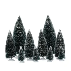 Landscape Trees Snow Road