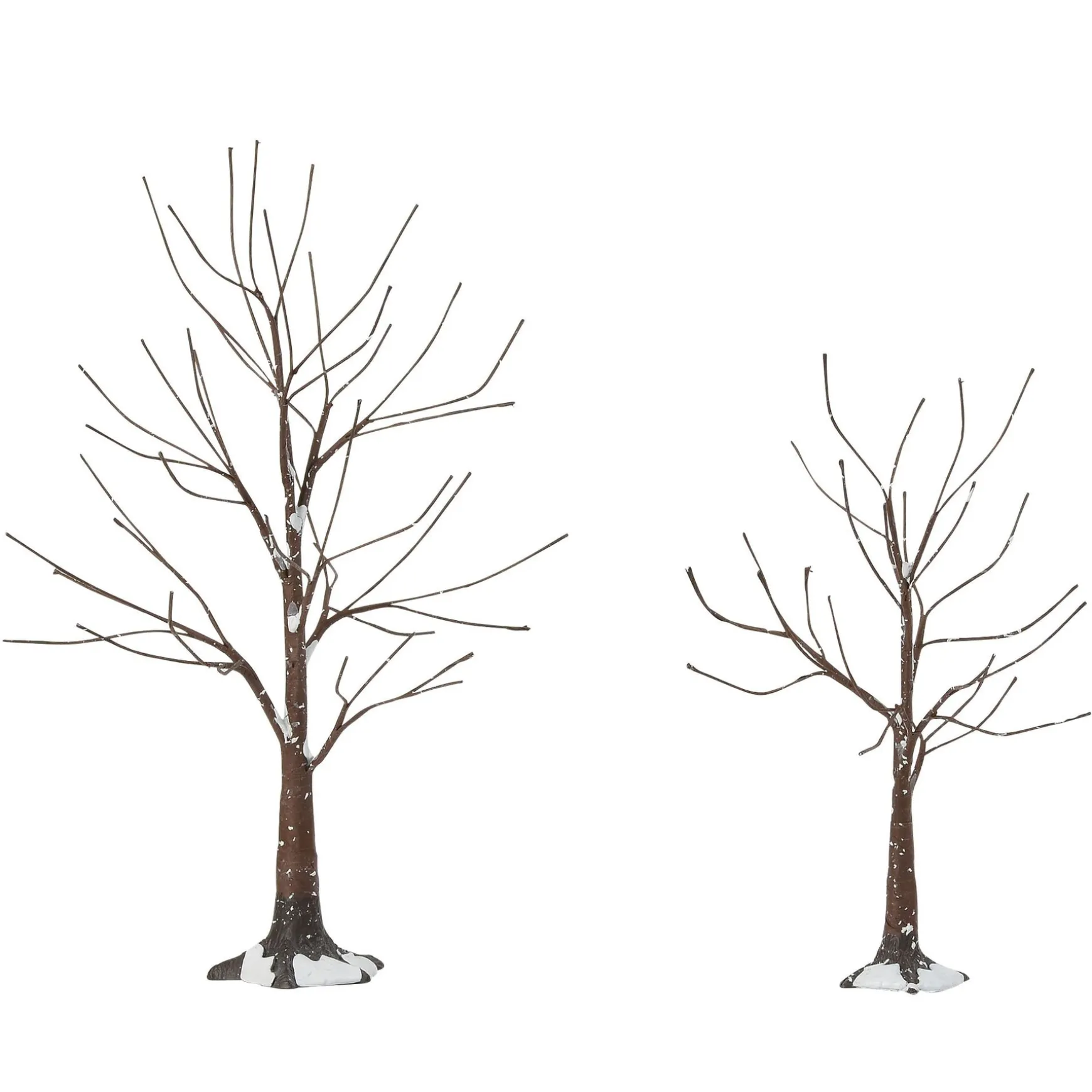 Landscape Trees Snow Road