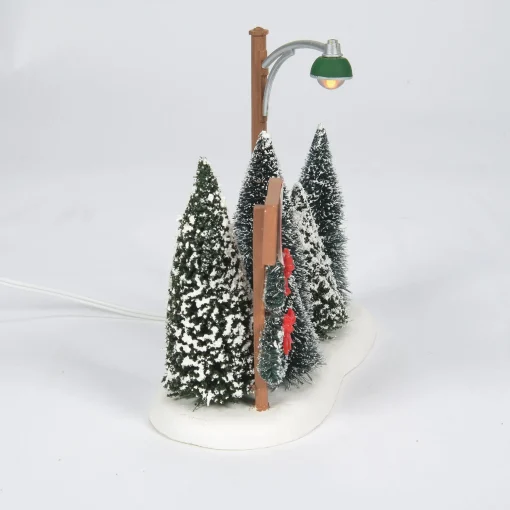 Lit Christmas Tree Lot