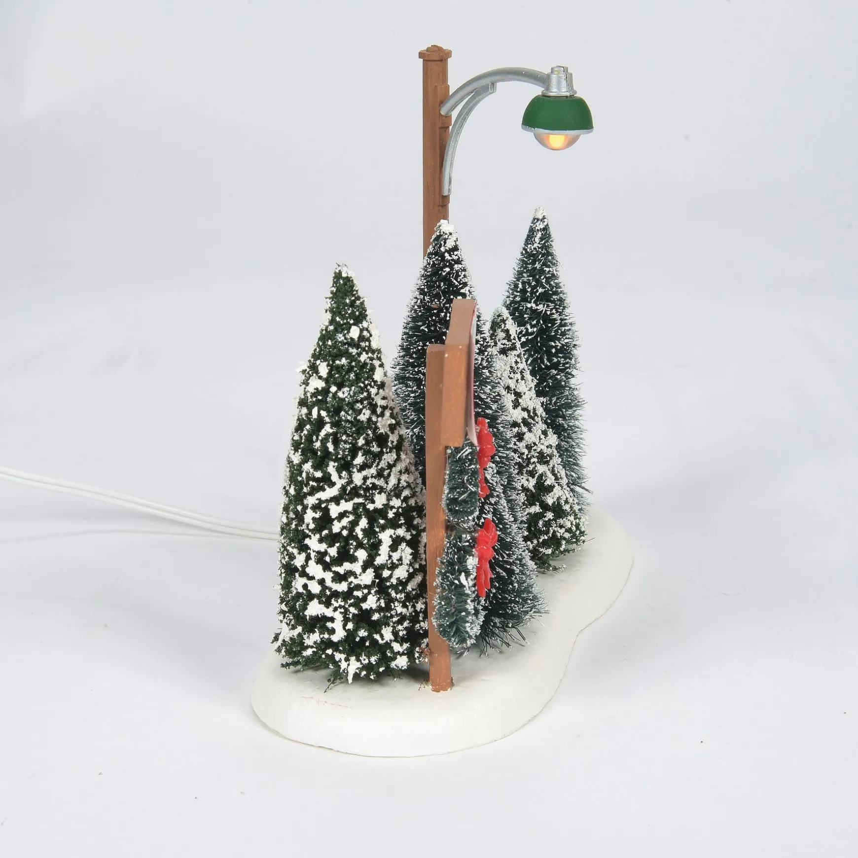 Lit Christmas Tree Lot