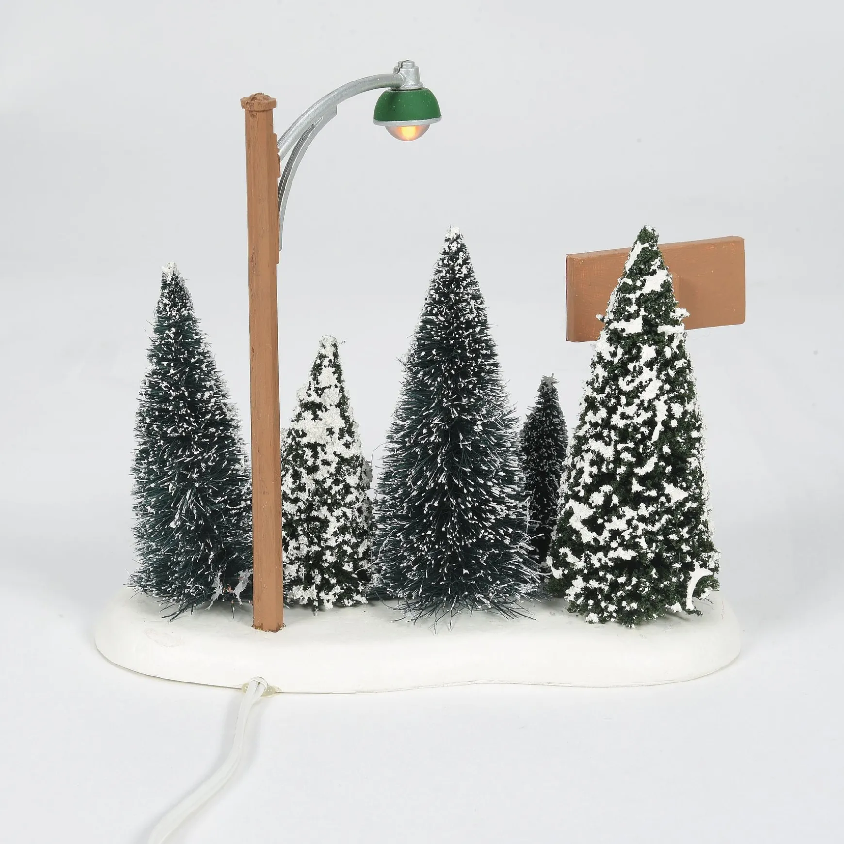 Lit Christmas Tree Lot