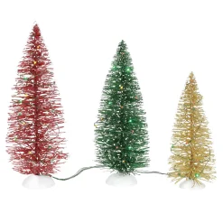 Lit Holiday Pines