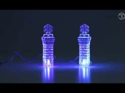 Lit Ice Castle Corners