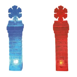Lit Ice Castle Corners