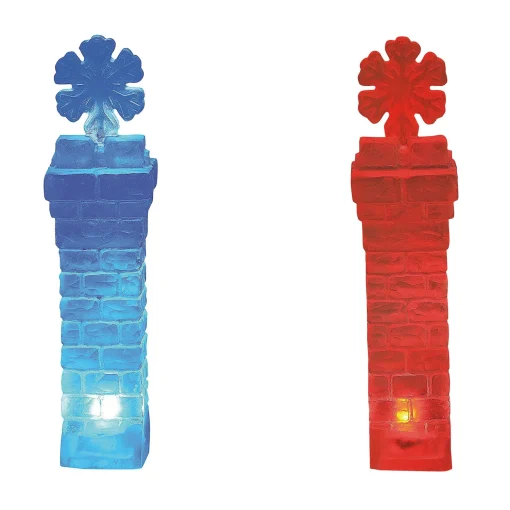 Lit Ice Castle Corners