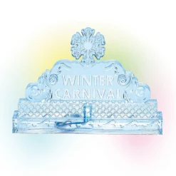 Lit Ice Castle Sign