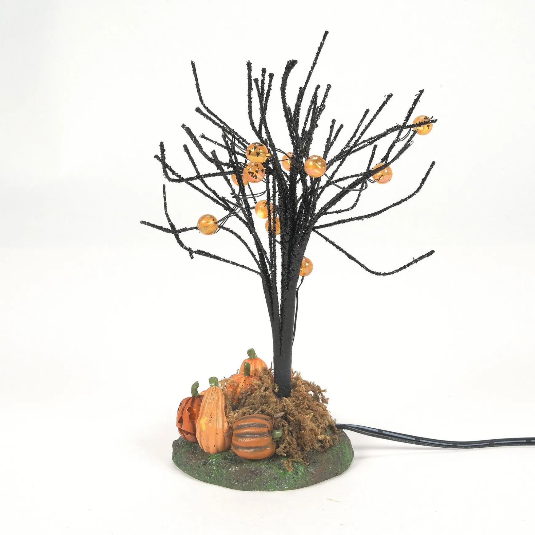 Lit Jack-O-Lantern Tree