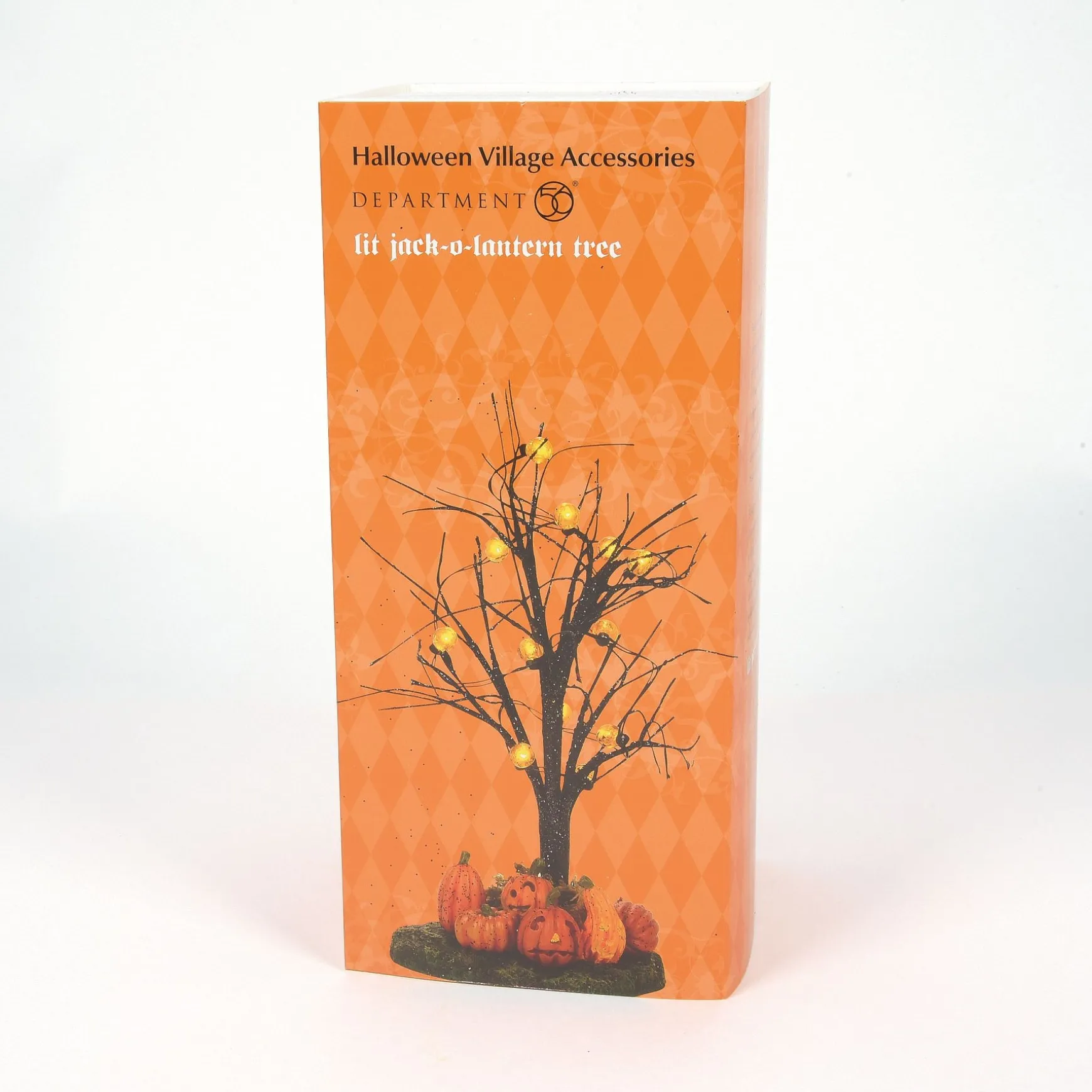 Lit Jack-O-Lantern Tree