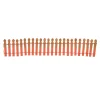 Pumpkin Orange Glitter Fence