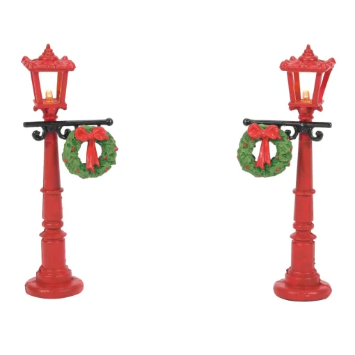 Red With Greens Street Lights