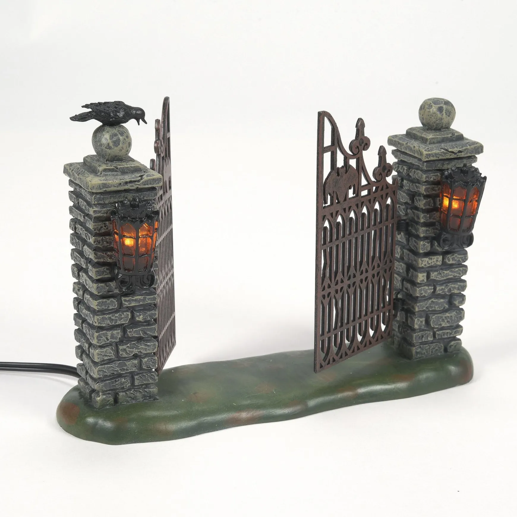 Spooky Wrought Iron Gate