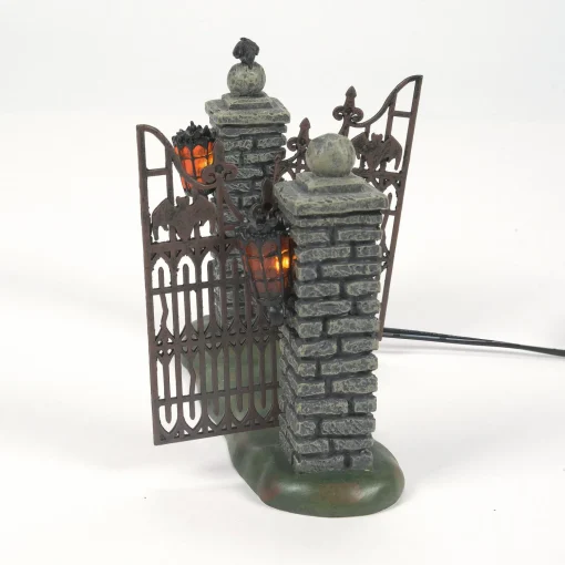 Spooky Wrought Iron Gate