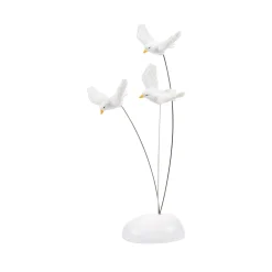 White Christmas Doves